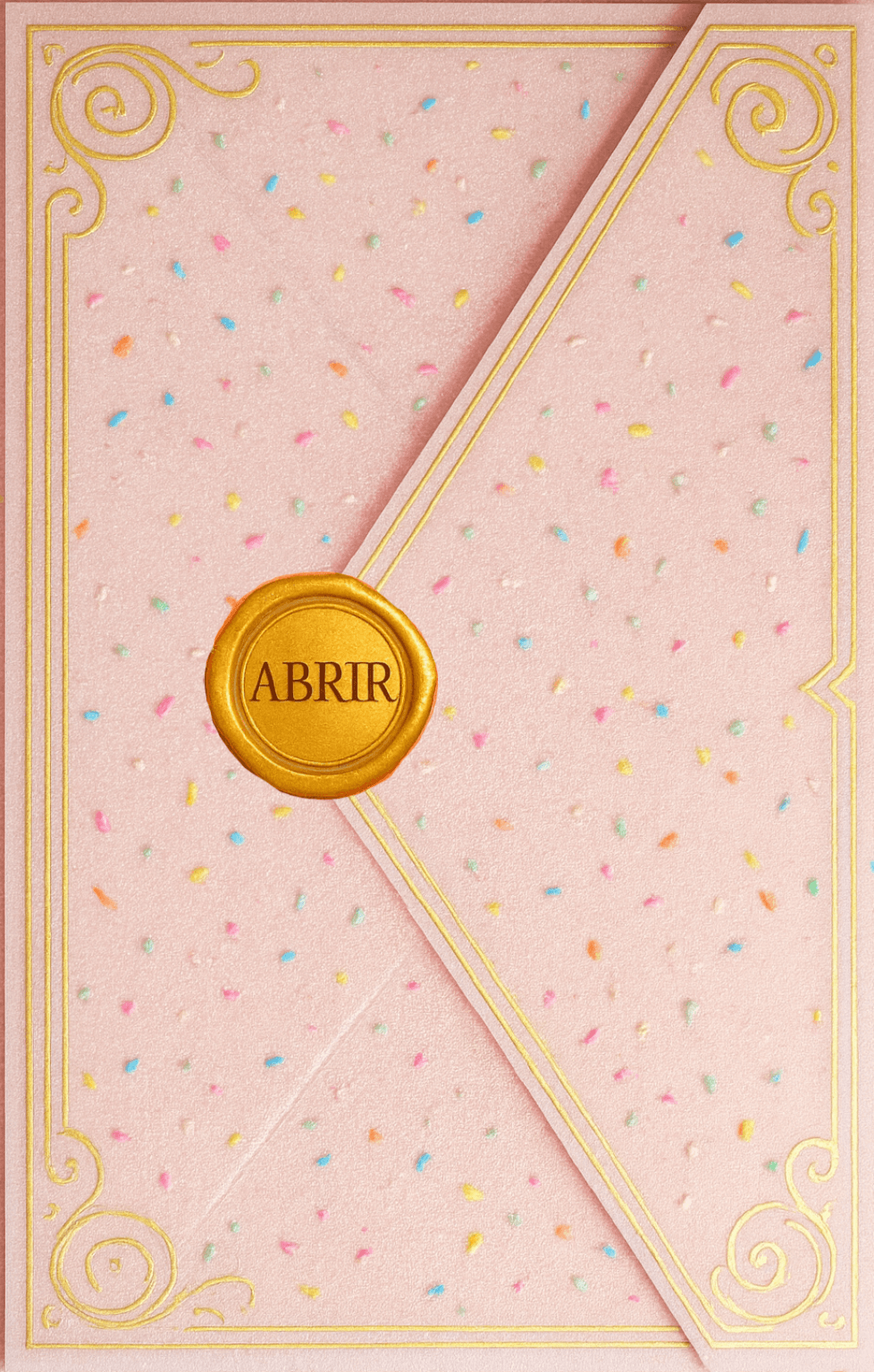 Carta Gold Rosa
