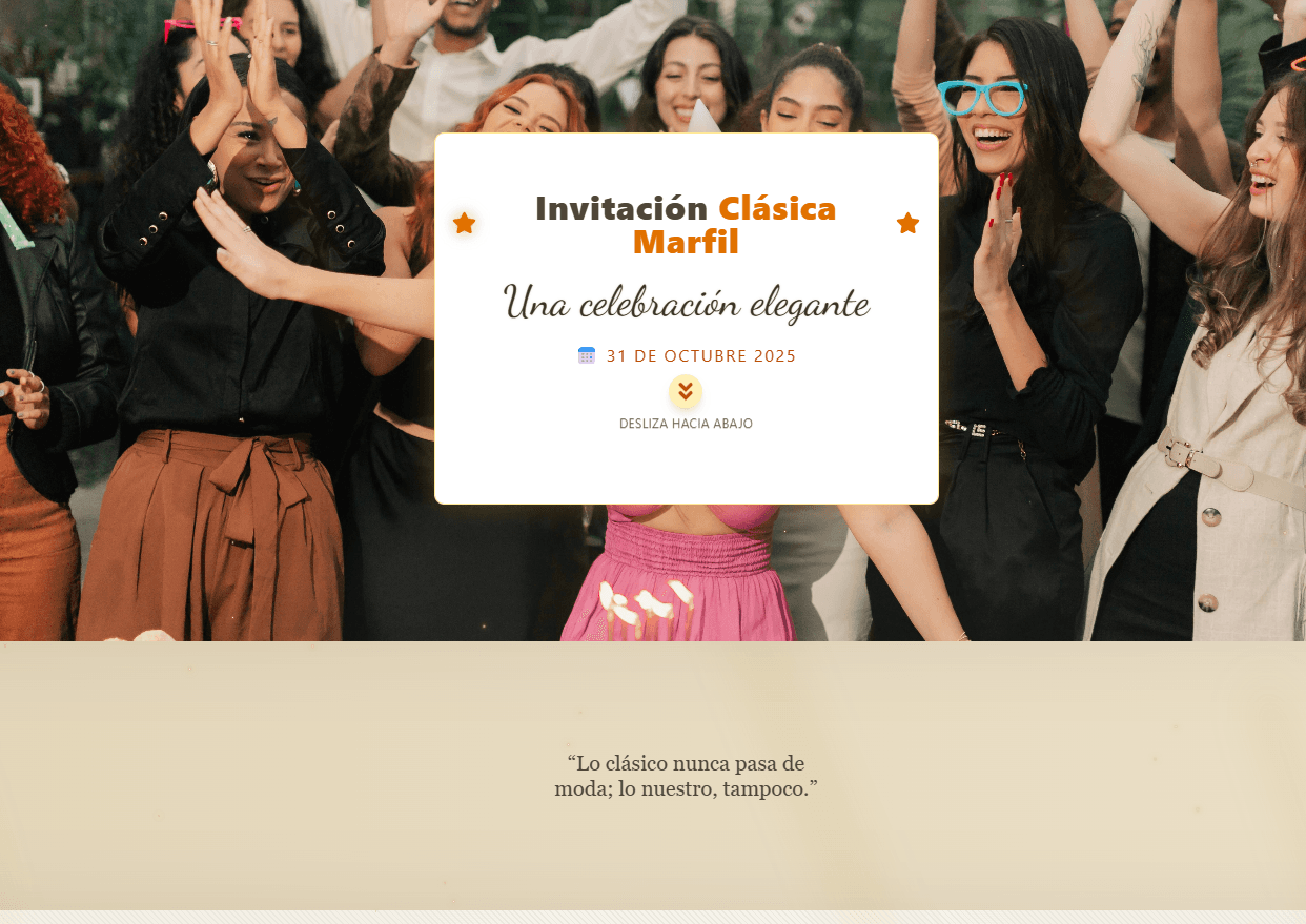 Invitación Clásica