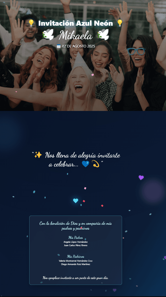 Azul Neon